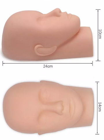 Eyelash Mannequin head Rubber Practice Makeup Head