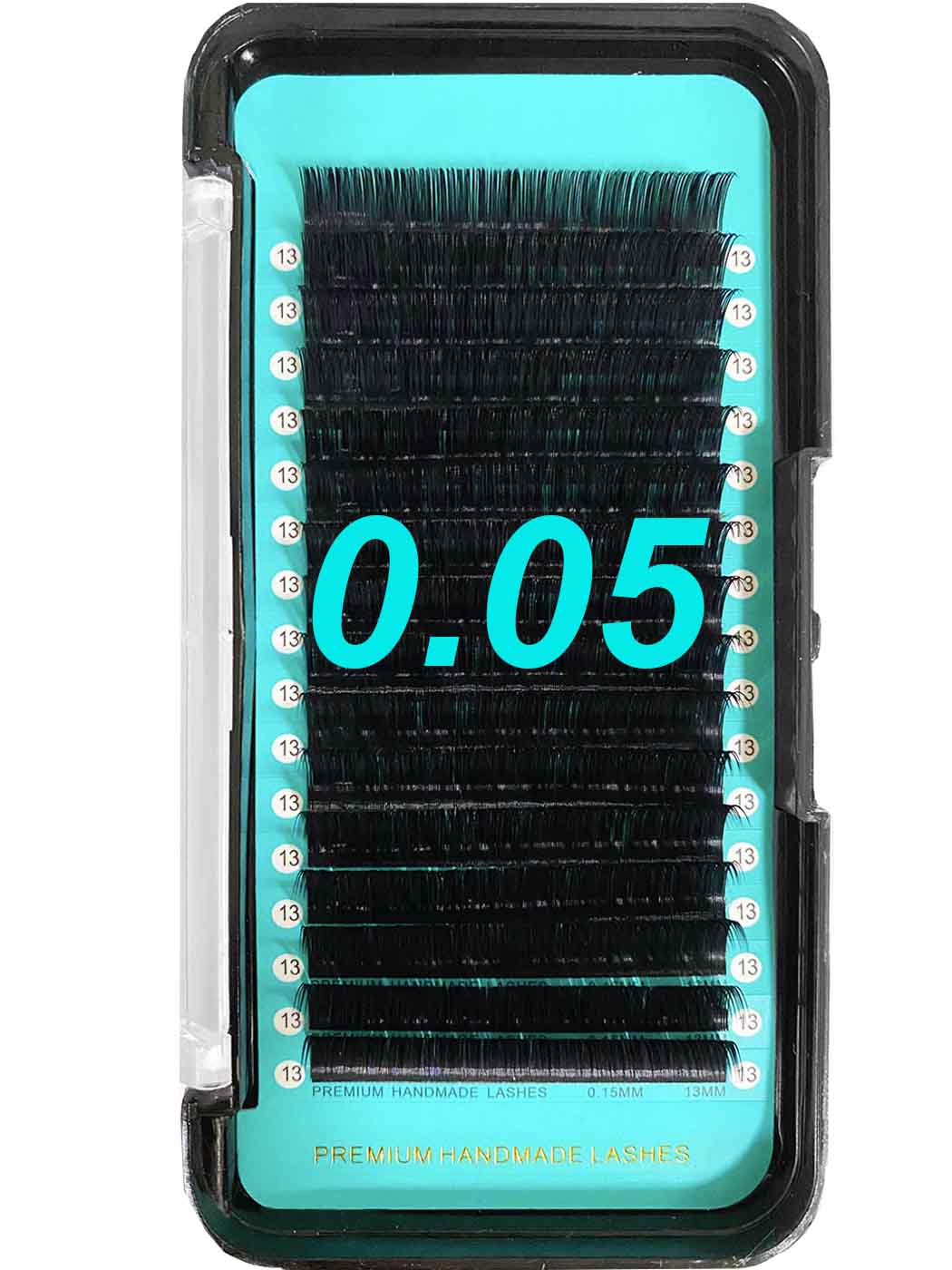 Premium Cashmere FauxMink Individual Lash Extensions【0.05mm 16-lines】Volume Matte Black Lashes, CLEARANCE SALE