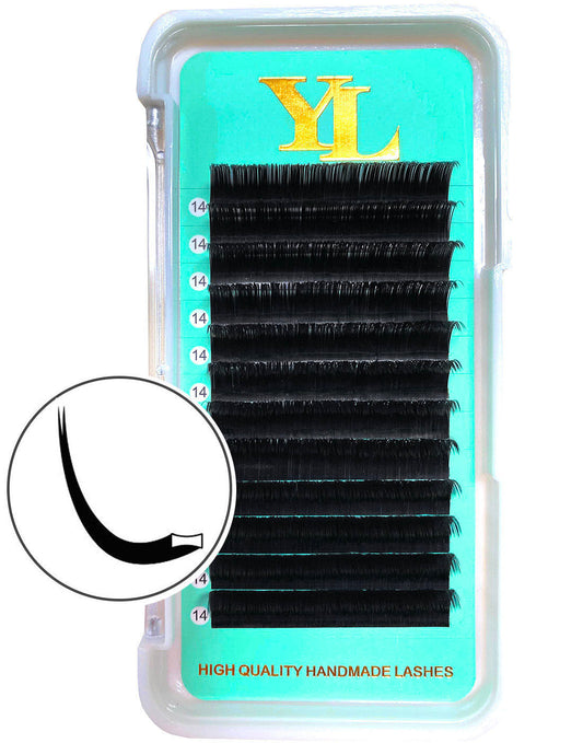 Flat Lash -Ellipse Lashes- 0.10mm - 8 to 18mm